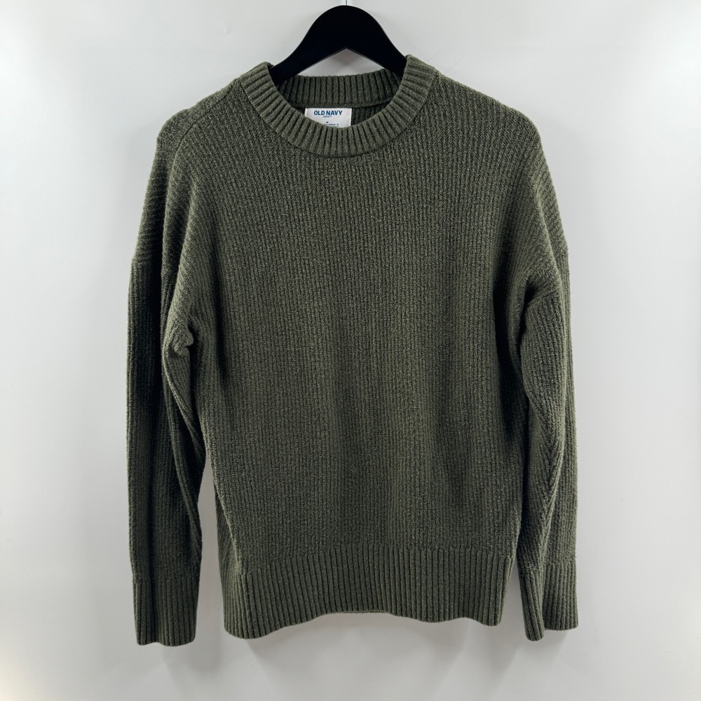 Old Navy Olive Green Knit Sweater (Size Medium) - Picture 1 of 7